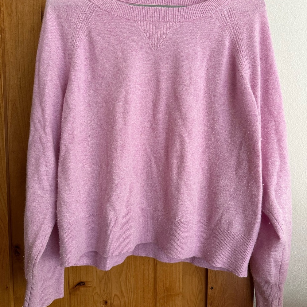 J.Crew Cashmere Sweater Orchid XL Sweatshirt Style